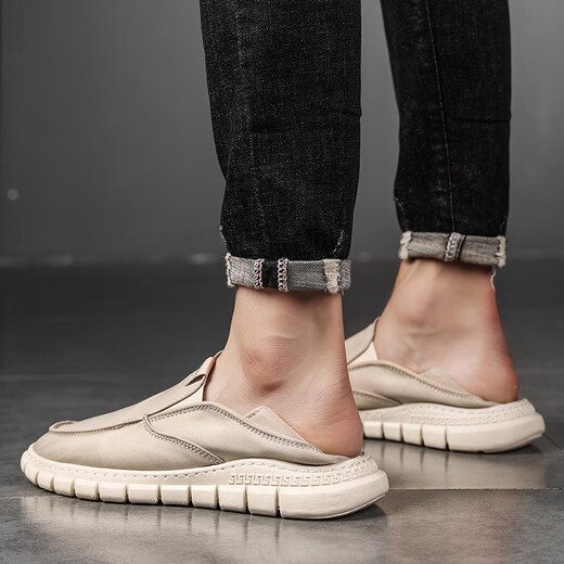 Studenten Leinwandschuhe Herren 2025 Sommer neuer Stil Altes Peking -Stoffschuhe Herren trendige Schuhe Leinwand Schuhe Männer Lazy Pedal YS901 Black 39