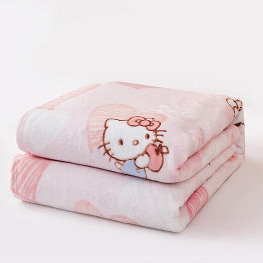 Mercury Children Infant Class A Blanket Painted Heart KT Nuomi Cloud Soft Blanket Winter Anti-static Baby Cover Blanket 100cm 140cm Painted Heart KT Nuomi Cloud Soft Blanket (Anti-static) 100cm 140cm