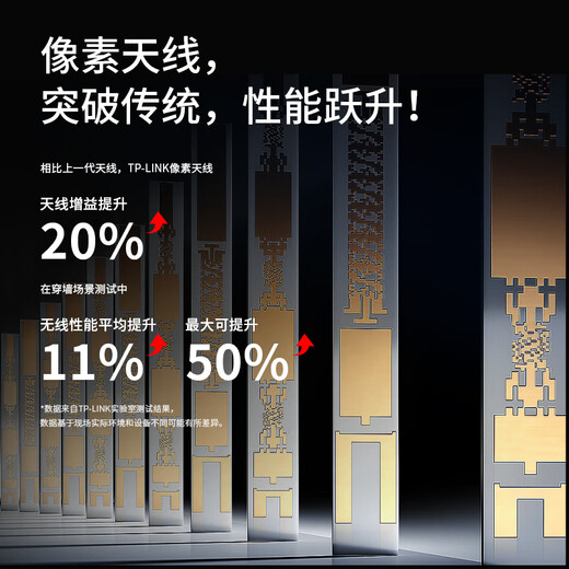 普联（TP-LINK） 大道AX3000满血WiFi6千兆无线路由器 5G双频穿墙 Mesh 3000M无线速率 信号增强 支持易展 XDR3010