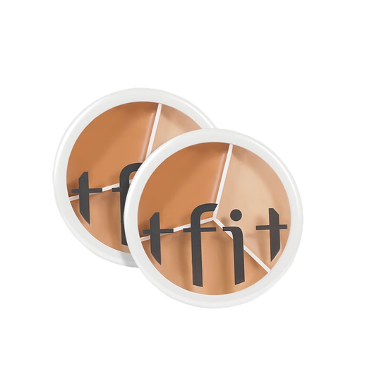 Tfit Three Color Concealer Concealer Brightening Palette Covers Dark Circles, Spots, Acne Marks 10g Gift for Girlfriend