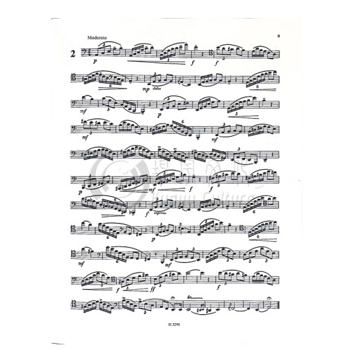 
Bivenka Bassoon rhythm exercise Bassoon solo German Bears original imported score book Pivonka Karel Rhythmic Etudes for Bassoon H3291