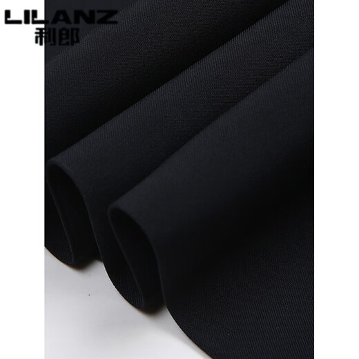 Pantalon Lilang pour un pantalon de costume de soie de mûrier droite drapé de mûrier pour les affaires de travail décontracté.