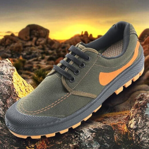 Новая утолщенная говяжьем сухожилие Huilijun Super Suster High и Low Top желтой подошвы, не скользящая, износостойкая строительная площадка повседневная ботинка для одной обуви для ботинки папы [Super Super 3888 Black] + High Top 38 Рекомендуется взять больший размер