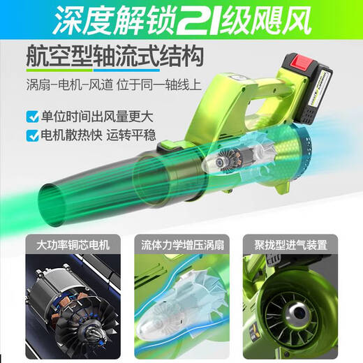 Ni Zhier Custom Snow Blower Rechargeable Lenchable Hair Dryer High Power Industrial puissant Soot Blower Lithium Batter Storm Gun DLS Charging Storm 3888TV One Electric One Charge [6