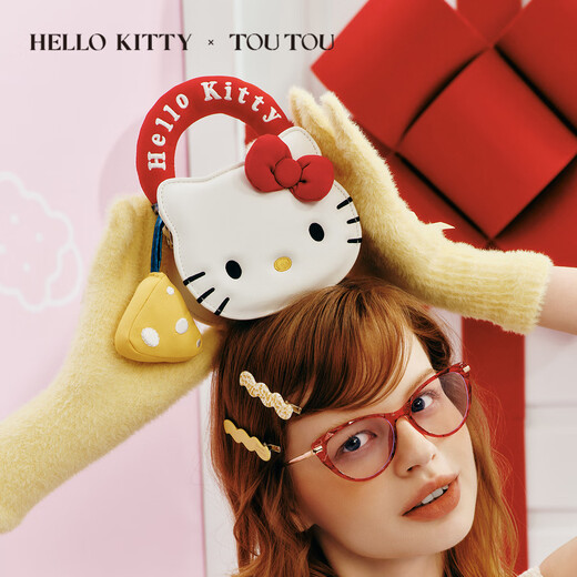 toutou李兰迪同款hellokitty三丽鸥凯蒂猫kt斜挎包生日礼物女孩送女友
