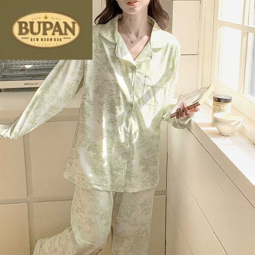 溥畔七夕战袍轻奢A类母婴级纯棉夏季薄款月子服孕妇睡衣产后喂奶哺乳 Q04-A1047(全棉套装) L 码
