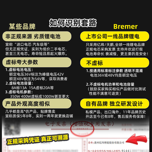 Bremer electric scooter, foldable electric scooter, small mount, adult two-wheeled lithium battery portable scooter V10 36V gray/listed brand lithium battery/range 40-50KM