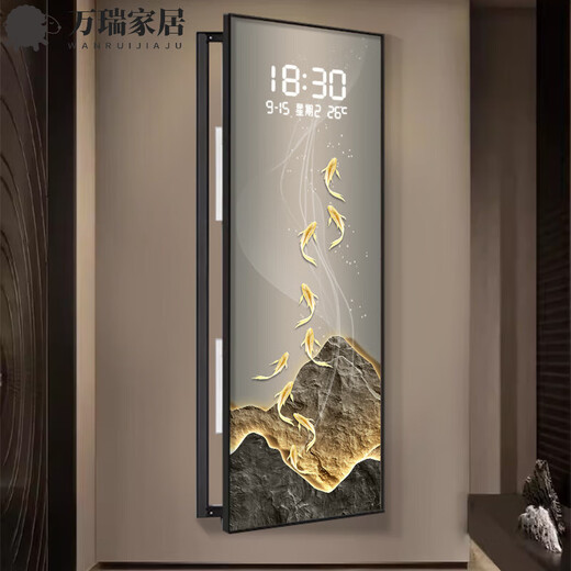 
MPPMCK Light Luxury Kingsoft Jiuyu Jucai Large Size Electric Meter Box Decoration DQ4877 [LED Radar Automatic Sensing - Can be set to be always bright] 70*210 (The size of the meter box cannot exceed 60*200) 15