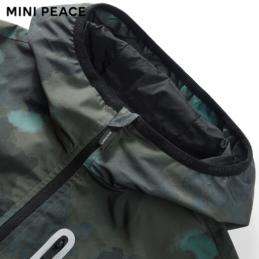 
MiniPeace Peacebird Children's Cloth New Boys Trench Coat F1BEF3271 Black 160
