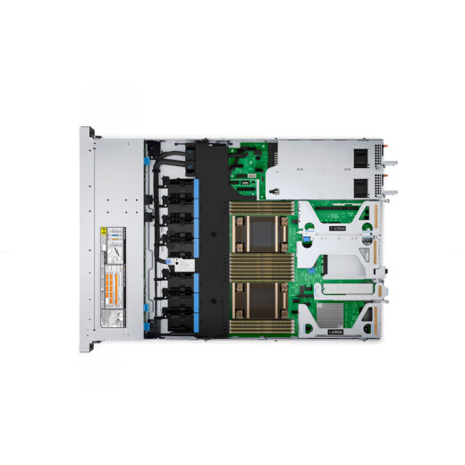 戴尔（DELL）R450 1U机架式服务器主机 数据库存储虚拟化服务器Linux工作站电脑主机定制 1颗4310 12核2.1G/单电源 32G/480G+3*4T企业/H755