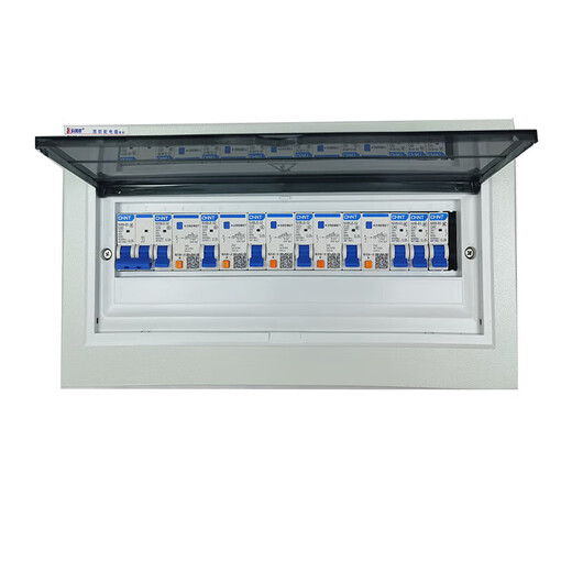 Chint Household Exposed Electrical Box Set PZ30 Air Open Leak Protected Concealed Strong Electrical Box Lighting Switch Box Complete Set Exposed-18-Bit Package Two (Finished Product Already Wired)