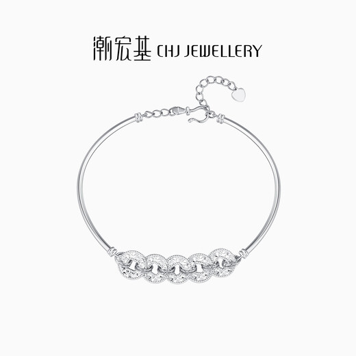 Chao Acer PT950 Platinum Bracelet Women's Five Emperors Coin Birthday Gift Price Platinum SDP40000174 About 8.45g