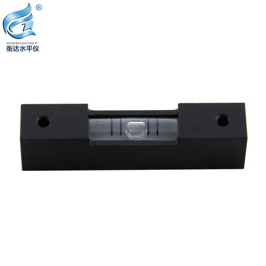 高精度金属条式水准仪5012长条形水准泡铝制玻璃迷你小型水平气泡 501012mm银壳白水15分