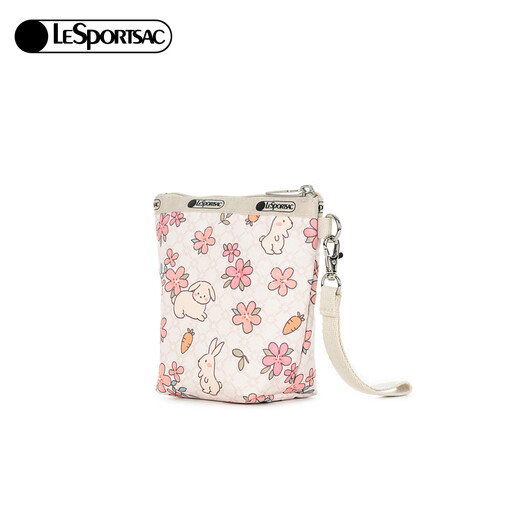 La nouvelle série Trendy Trend Series de Lesportsac Gift Portage de portefeuille imprimé pour les fleurs de la Saint-Valentin chinois et Little Lapin