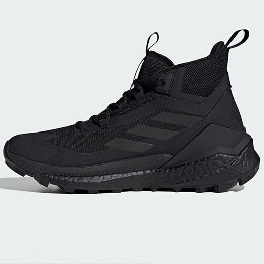 Adidas Herrenschuhe Herbst und Winter Neue kostenlose Wanderer 2.0 Außen-Wasserdichte und feuchtigkeitsdurchlässige Sportbergsteiger- und Wanderschuhe IH3524/Schwarz/Grau 40