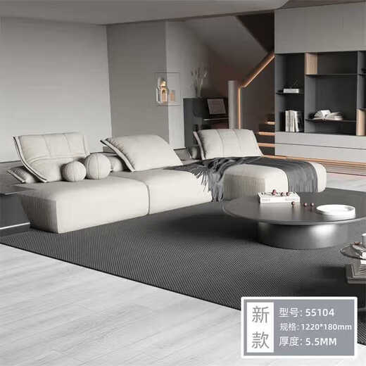 
Junen WPC wood plastic lock floor thickened high wear-resistant crystal environmentally friendly waterproof fire-proof floor 10mm creamy style 9905/7mm foot thick
