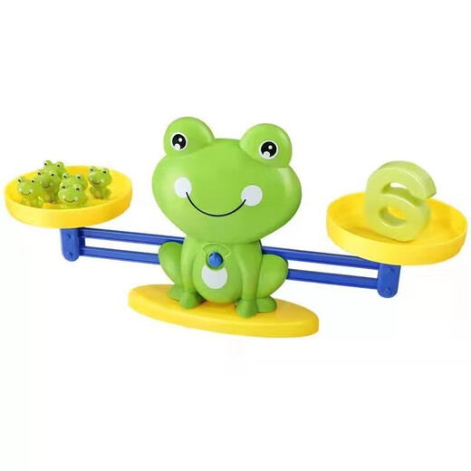 Kinderzahl Froschbalance -Spielzeug früh Bildung Spielzeug Kindergärtner Zusatz und Subtraktion Aufklärungsbilanz Mathematikunterricht AIDS [Addition Pack] Nur 10 Gewichte kleiner Frosch
