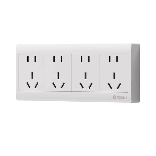 Bull pure statement installed high-power 2-open eight-hole air-conditioning water heater one-button power-off household socket one-open three-hole 16A household plug three-open 16A three-hole