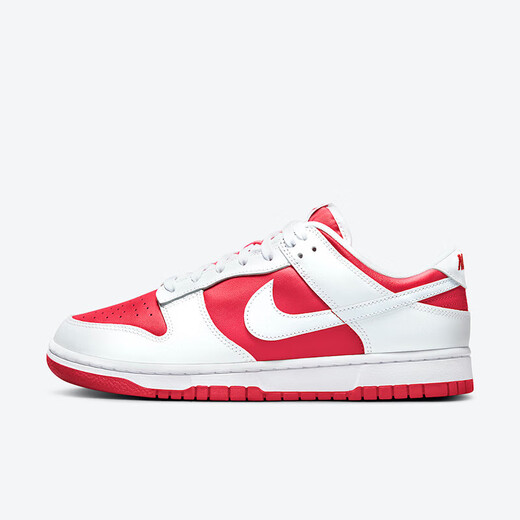 耐克（NIKE）男鞋Dunk Low Retro反转白红 男款 防滑耐磨 低帮轻便休闲板鞋 DD1391-600 43