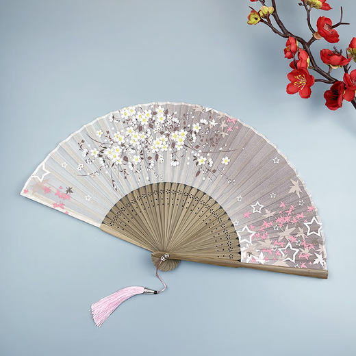 Il Jiagong Mumuxi ventilateur pliant Fan Fémelle Chinois Style Ancient Style Classic Fan pliing Craft venti