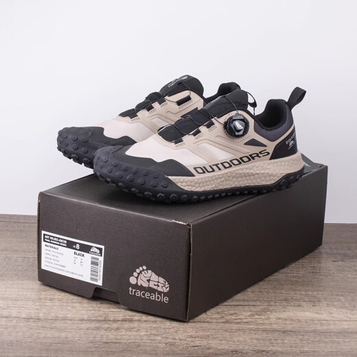 
CARLOS KAYLA4E wide last round head wide sole sneakers big foot bone men's shoes fat toes outdoor all-terrain breathable sand color Traceable6636 model, half size 39