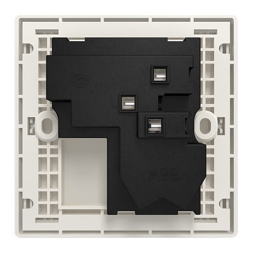 ABB switch socket panel Xuanzhi series gold frameless type 86 household power supply five-hole socket