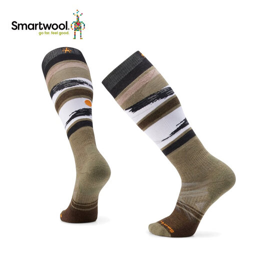 Calcetines de esquí al aire libre calcetines altos totalmente amortiguadores calcetines de lana merino cálidos y absorbentes del sudor para hombres y mujeres 2152 azul marino profundo-092 L adecuados para tallas de zapatos 42-45