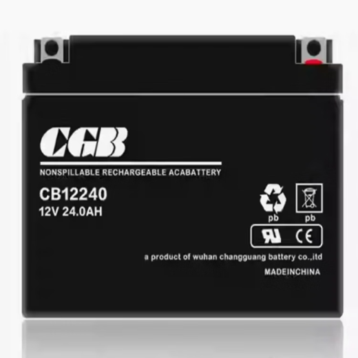 CGB Wuhan Changguang Battery Fire Alarm Instrument Instrument Machine incorporado 24V Fuente de alimentación EPS Potencia para automóvil infantil CB12250 12V25AH