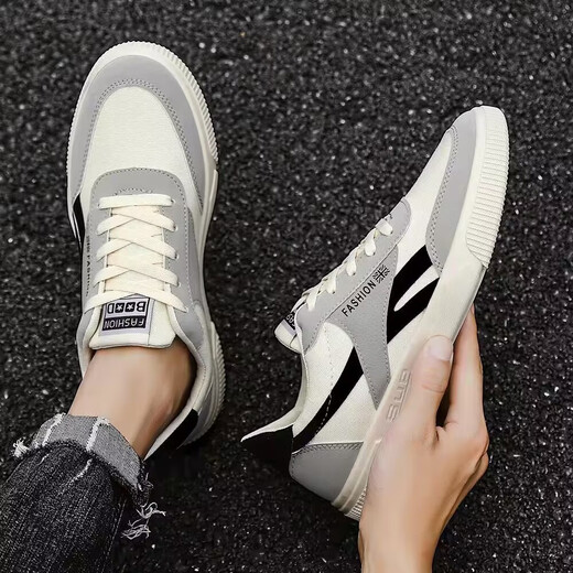 Changxiang Huili Sommer Herrenschuhe 2025 Neues koreanisches Stil Fashion Casual Sports Student Board Schuhe Vielseitige dünne Leinwandschuhe Männer RF-HD06 Green 41