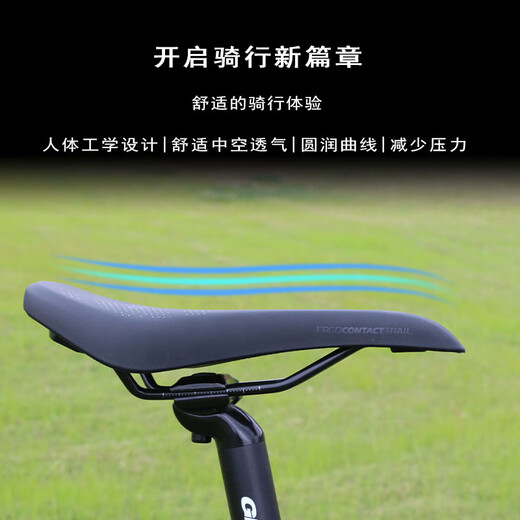 捷安特（GIANT）捷安特山地车坐垫/鞍座24款ATX810/830/860自行车座垫正品 新款黑色(GIANT)袋装