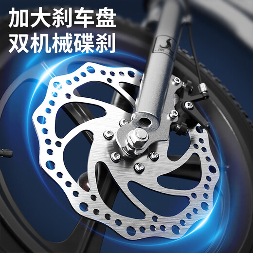 Phoenix children's bicycle bicycle 3-6-10-18 years old stroller double disc brake with auxiliary wheel 18 inches purple