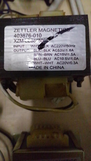 Smith gas water heater transformer disassembly parts-403876-010