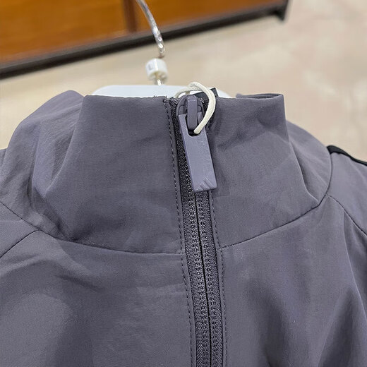 阿迪达斯 （adidas）外套男装2025夏季新款运动服梭织透气宽松舒适休闲立领夹克 KC3893深灰色 S