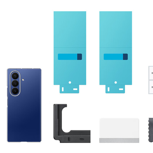 三星 Samsung Galaxy Z Fold7原装透明保护壳 手机套 原厂手机壳 多功能保护套保护膜套装 透明色