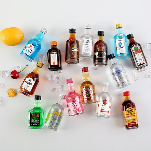 
Good looking cabinet collection Convenience store bartending internet celebrity mini wine version 50ml base wine drink at home original vodka 50mL 1 bottle