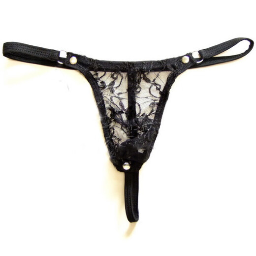 Ttpmer transparentes Mesh Herren-Tanga und Hüft-Showing PP Trendy und Creative Herrenunterwäsche sexy und verführerische T-Shirt White S