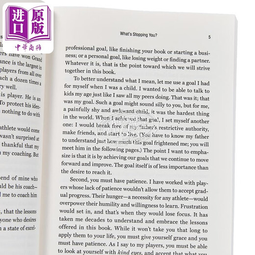 冠军思维 自我激励制胜法则 网球教练 帕特里克 莫拉托格鲁 Champion Mindset 英文原版 Patrick Mouratoglou