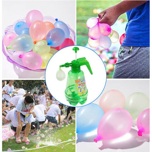 甜蜜点水气球水球快速注水弹气球夏天儿童打水仗神器小水球自动封口