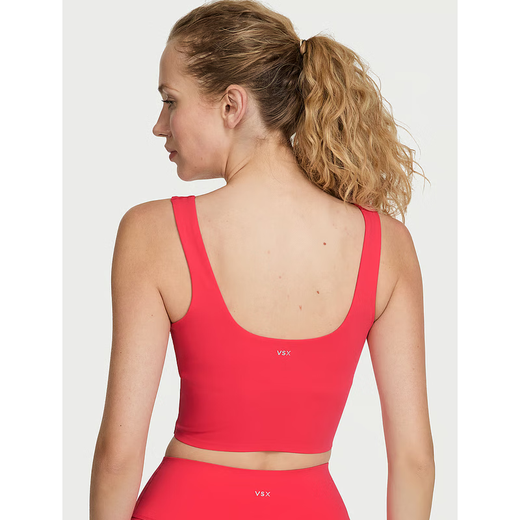 Victoria's Secret Victoria's Secret Sports Vest Wireless Bra Pilates Yoga Wear Padded Top Running Fitness Quick-Drying Stretch Moonlight Blue Pink M