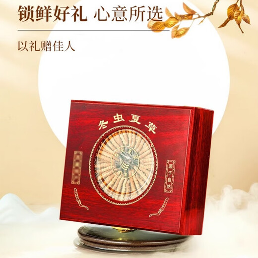Cordyceps sinensis productos secos auténticos cordyceps sinensis caja de regalo Cordyceps sinensis wang xiong fengdao nutriente y salud Cordyceps sinensis tres gramos 50 raíces [caja]