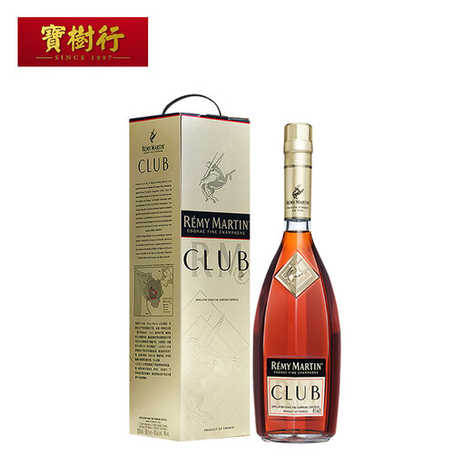 人头马（Remy Martin）宝树行 人头马CLUB3000ml 优质香槟区干邑白兰地 原装进口洋酒 3000mL 1瓶