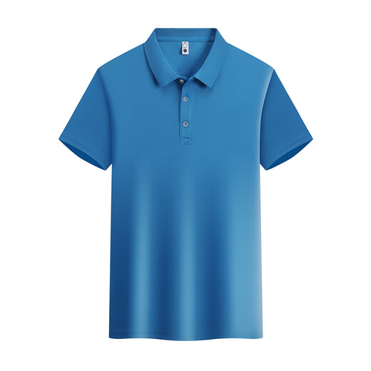 Zgqopolo-Shirt für Männer und Frauen kurzärmeliges Sommer dünnes Geschäft mit Freizeit-Eis Seiden-Lappel-Halbärmel-Paul-Shirt kann 677 Tage blau 2xl L empfohlen werden 145 Jin [Jin gleich 0,5 kg] -160 Jin [Jin gleich 0,5 kg