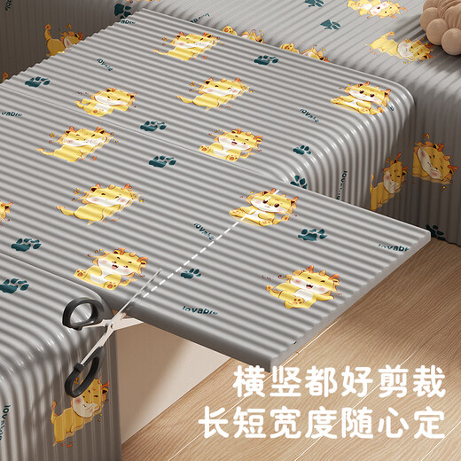 United Beirui baby anti-collision strips thickened tatami anti-collision soft wall surround bedside cooling pad sponge corner wall sticker solid color off-white - 2 meters / roll * width 60CM extra thick 10MM