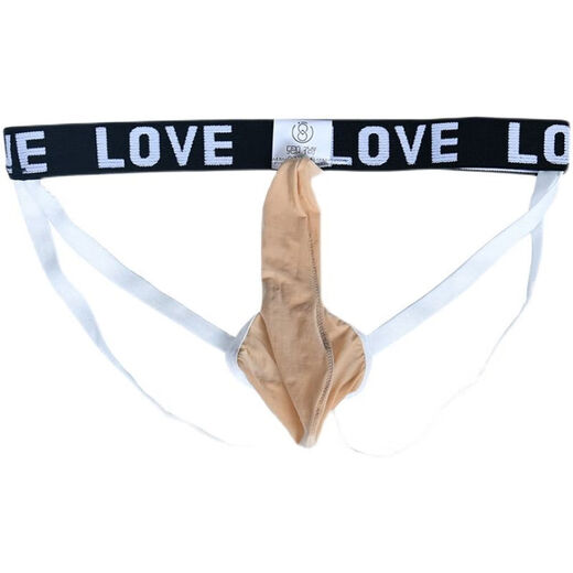 Herrenstrümpfe Unterwäsche 912-pin ölig sexy jj set Double Tanga sexy aufrechte Bag Hixer vertikaler Eierhaut