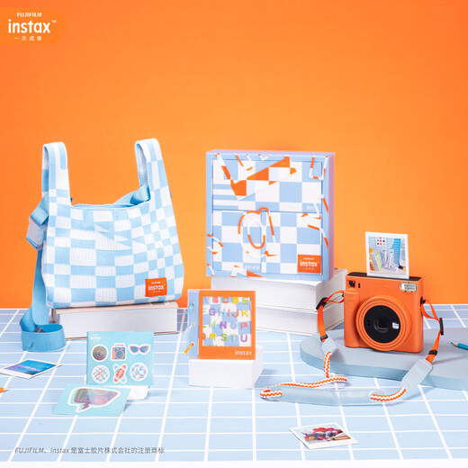Fuji instax instant instant camera SQUARE SQ1 Glacier Blue Package 2 Official content + 40 pieces of photo paper