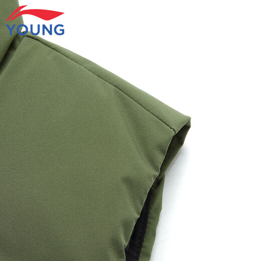 Li Ning Children's Clothing Children's Down Vest Men's and Women's Small and Big Children's 85% Duck Down Warm Vest Jacket 140YMRU015-3