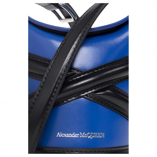 Alexander McQueen Logo Logo Calfskin Bag Back One-épaule Sac à corps croisé pour femmes BASE BASE BASIC (SAG + SAG DUSSION)