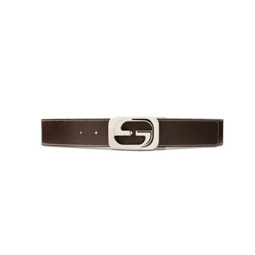 
Gucci (GUCCI) Gucci Kuqi Men's Belt Double G Smooth Buckle Black Men's Belt (Width about 4cm) (Give to boyfriend) Coffee 245861 KGDHN 9767 100 (suitable for waist circumference of 95-105cm)