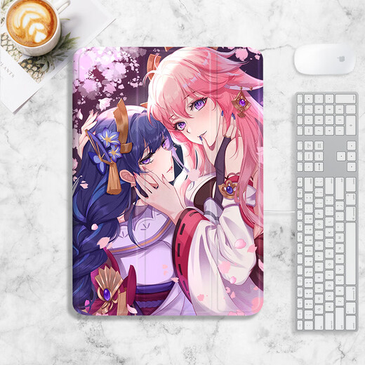 
Shangtian Yahei God Son Thunder General iPad Protector Case is suitable for Apple Air6 Tablet 2025 New Pro11-inch iPad10 case 13-inch silicone 10.9 anti-fall air5 N12808 Genshin Impact Book Single Protector Case iPad Air3 (10.5-inch)