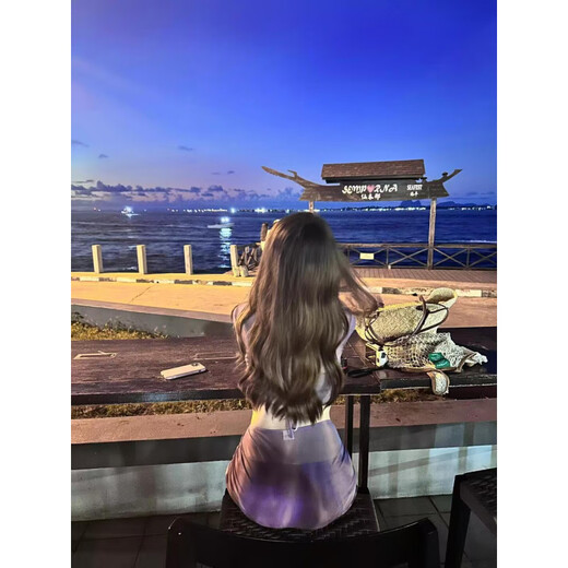 Chaosihui mosricci2025 new split bikini four-piece set purple charm hot spring resort swimsuit for women purple (style) XL (130-145) Jin Jin equals 0.5 kg